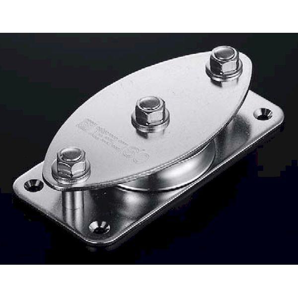 アイオウル K60-10B 固定ブロック ヨコ型1車60mm 枠／車材：ステンレス 使用軸受ベアリング SS＃608ZZ K6010B