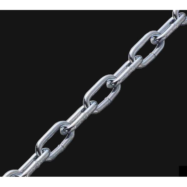 ふじわら アイオウル ZC-6 雑用チェーン ユニクロメッキ 6mm×30m ZC6の通販は