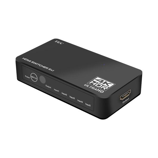 TEC テック THDSW51-4K60 4KウルトラHD HDR対応 5入力1出力 HDMI切替器 THDSW514K60