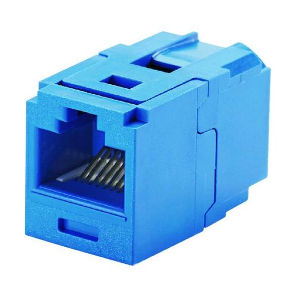 パンドウイット CC6X88BU 【10個入】カテゴリ６Ａ　ＪＪアダプタ ＲＪ４５中継用ジャック 青