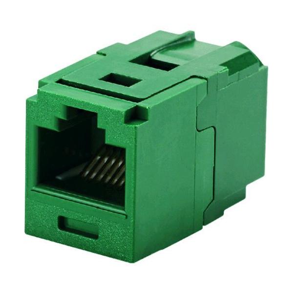 パンドウイット CC6X88GR 【10個入】カテゴリ６Ａ　ＪＪアダプタ ＲＪ４５中継用ジャック 緑