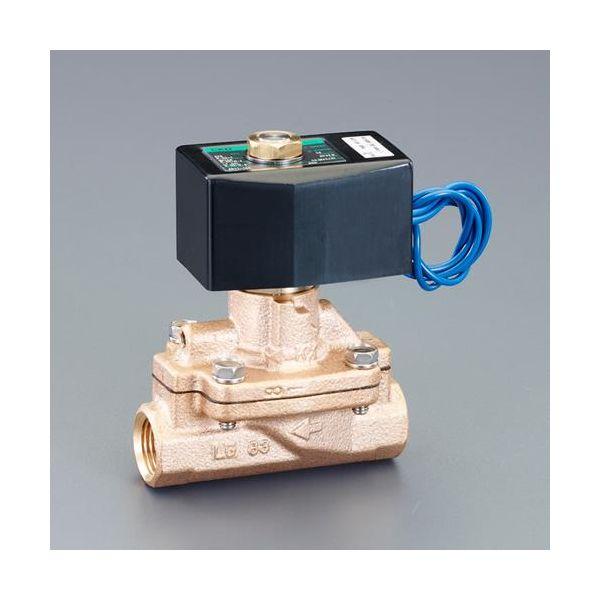 【個人宅配送不可】直送 代引不可 エスコ EA153HB-13 AC100V・Rc3／8” 2方向電磁弁 パイロット式 EA153HB13