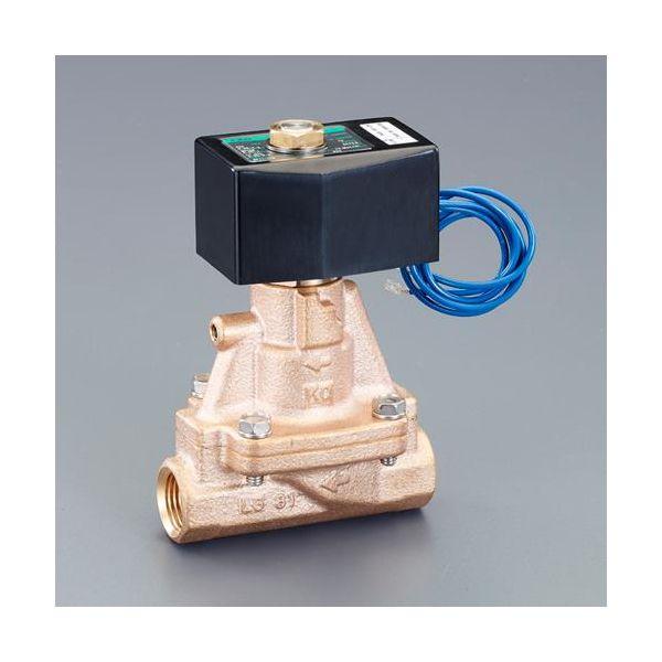 【個人宅配送不可】直送 代引不可 エスコ EA153HB-37  AC100V・Rc3／4” 2方向電磁弁 パイロット式 EA153HB37