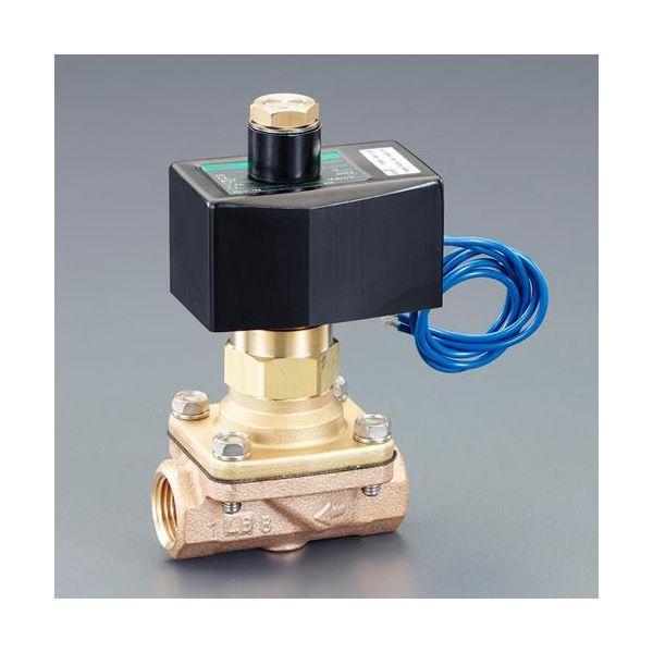【個人宅配送不可】直送 代引不可 エスコ EA153HC-42  AC200V・Rc1／2” 2方向電磁弁 パイロットキック式 オ EA153HC42