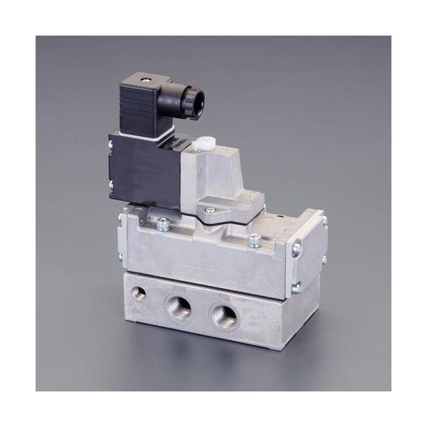 【人間宅送りとどける不可】直送 代引不可 エスコ EA153HL-36  AC200V・Rc3／8” 5道のり電磁弁 磁束10．0C EA153HL36