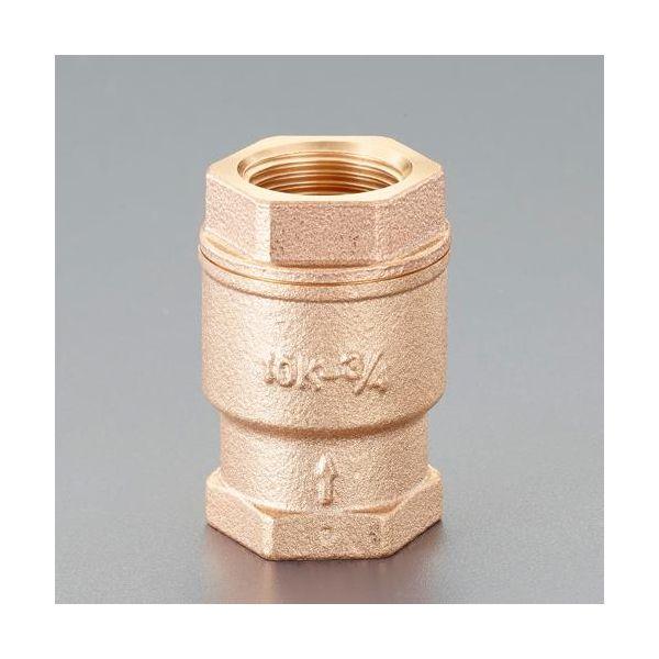 【個人宅配送不可】直送 代引不可 エスコ EA465AG-20  2” リフトチャッキバルブ 竪型／青銅製 EA465AG20