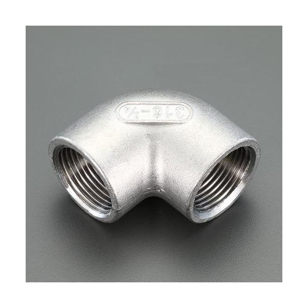【個人宅配送不可】直送 代引不可 エスコ EA469AC-325A  Rc2・1／2” エルボ ステンレス製 EA469AC325A