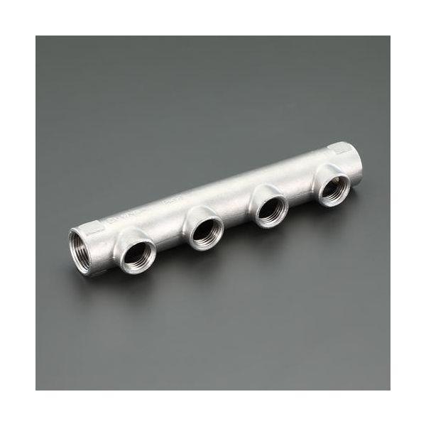 【個人宅配送不可】直送 代引不可 エスコ EA469AZ-66  Rc3／4”xRc1／2” ヘッダー 6分岐／ステンレス製 EA469AZ66