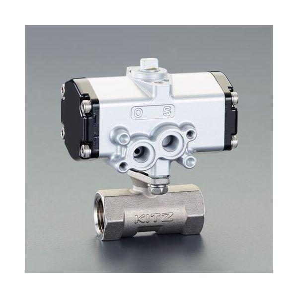 【個人宅配送不可】直送 代引不可 エスコ EA470BW-20  Rc 2” 空圧式ボールバルブ ステンレス製 EA470BW20