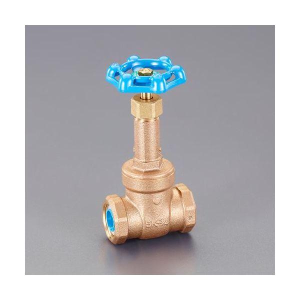 【個人宅配送不可】直送 代引不可 エスコ EA470DG-14  Rc1・1／2” ゲートバルブ 給水用／青銅 EA470DG14