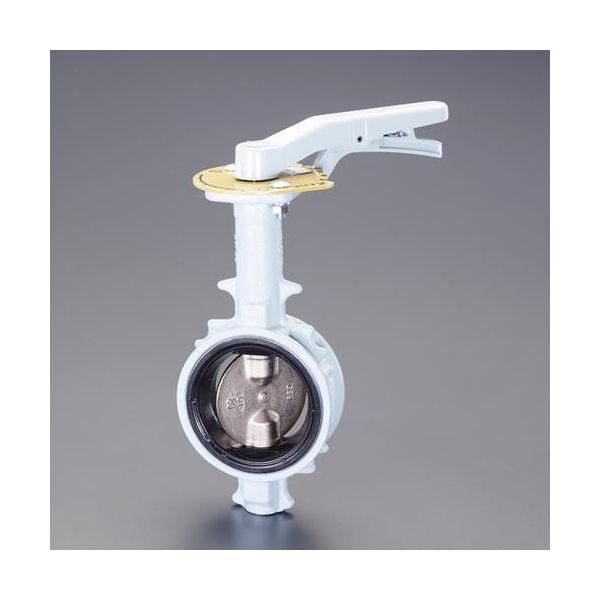 【個人宅配送不可】直送 代引不可 エスコ EA470EE-60  6” バタフライバルブ ロックレバー式／ダクタイル鋳鉄 EA470EE60