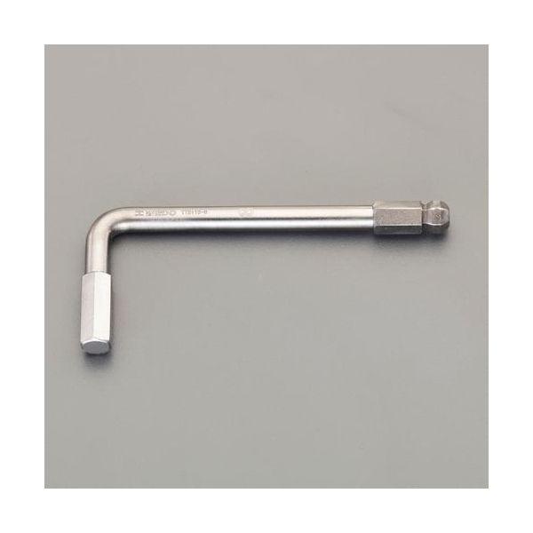 【個人宅配送不可】直送 代引不可 エスコ EA573CA-3  5x 80mm 六角棒レンチ ボールポイント／チタン合金製 EA573CA3