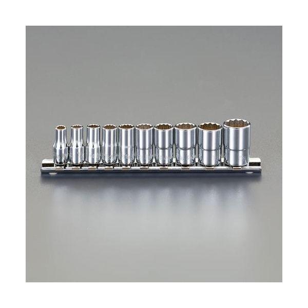 【個人宅配送不可】直送 代引不可 エスコ EA618AE-200 1／4”DR 3／16”−9／16” 航空規格 ソケットセット インチ EA618A