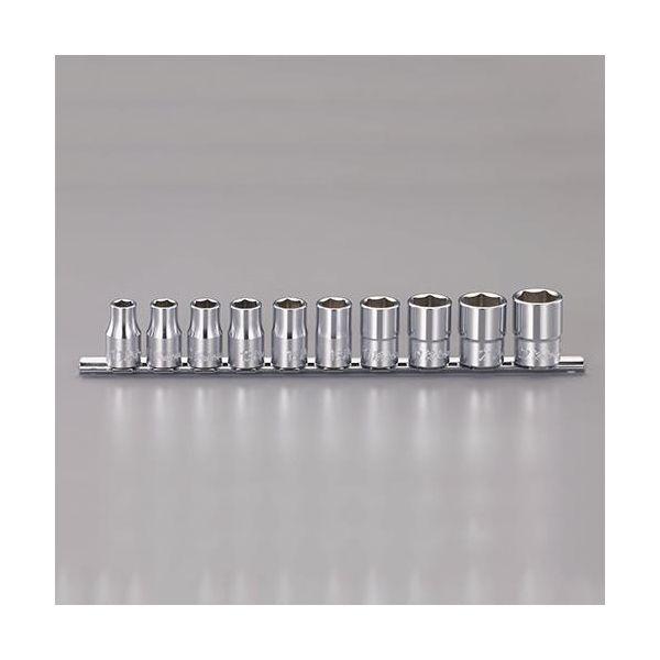 【個人宅配送不可】直送 代引不可 エスコ EA618CH  1／2”DR ソケットセット 10個組