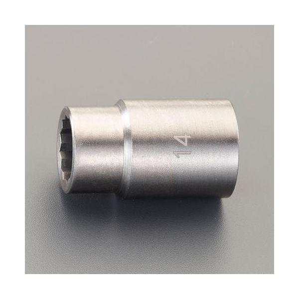 【個人宅配送不可】直送 代引不可 エスコ EA618WP-19 1／2”DRx19mm ソケット チタン合金製 EA618WP19