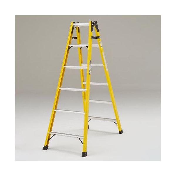 【個人宅配送不可】直送 代引不可 エスコ EA903SD-3A  1．39m はしご兼用脚立 絶縁／FRP製 EA903SD3A