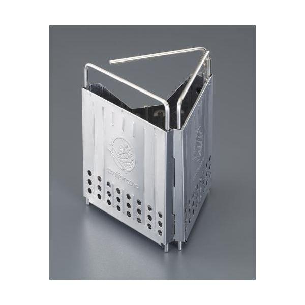 【個人宅配送不可】直送 代引不可 エスコ EA913LD-8A 130x110x158mm 折りたたみストーブ EA913LD8A