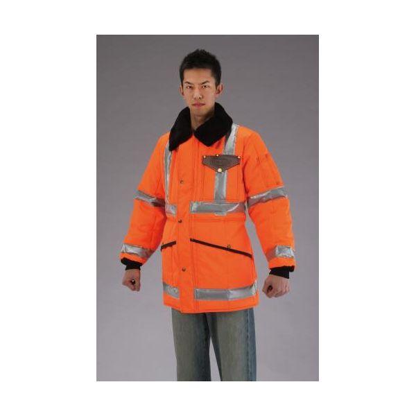 【個人宅配送不可】直送 代引不可 エスコ EA915GB-45  2XL 防寒ジャケット 注意色 オレンジ EA915GB45