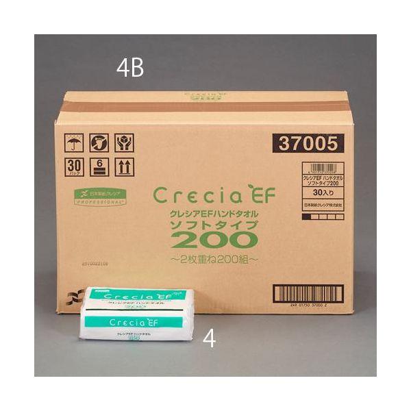 【個人宅配送不可】直送 代引不可 エスコ EA929AX-4B  218x230mm ハンドタオル 200組／30パック EA929AX4B 7,266円
