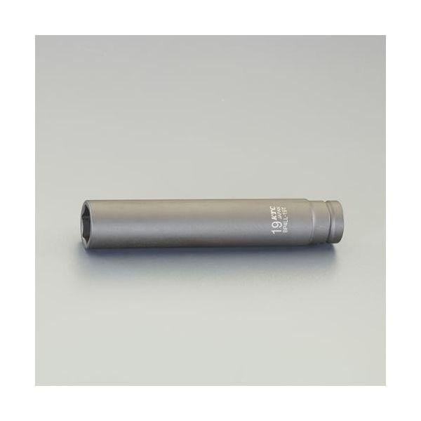 エスコ EA164KE-621 1／2”DRx21mm ロングインパクトソケット ピン・リング付 EA164KE621