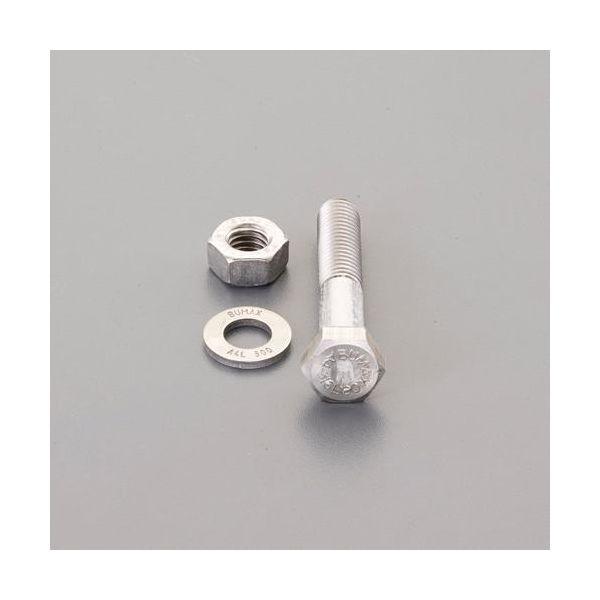 エスコ EA949DT-1609 M16x100mm強力六角ボルト SUS／ナットワッシャ付半ネジ EA949DT1609の通販は