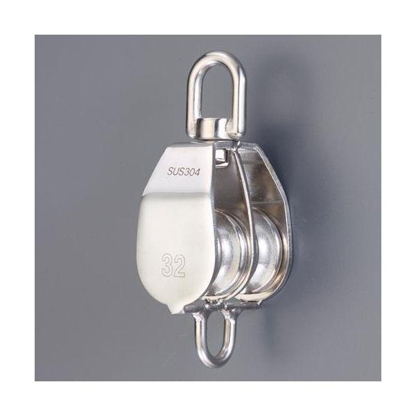 エスコ EA987SD-71 25mm 滑 車 ステンレス製／2車 EA987SD71の通販は 7,139円