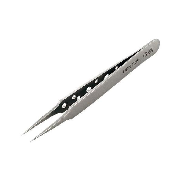 アズワン 1-6998-01 Meisterピンセット 4G−SA【1本】 1699801 耐酸鋼 極細