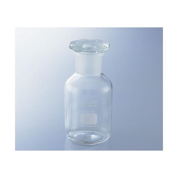 アズワン 1-8398-04 試薬瓶広口 栓つき 211854404【1本】 1839804 500mL
