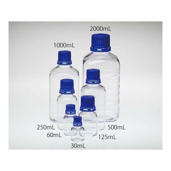 アズワン 3-8986-07 PETG滅菌培地瓶BGC2000S 6本【1パック(6本入)】 3898607