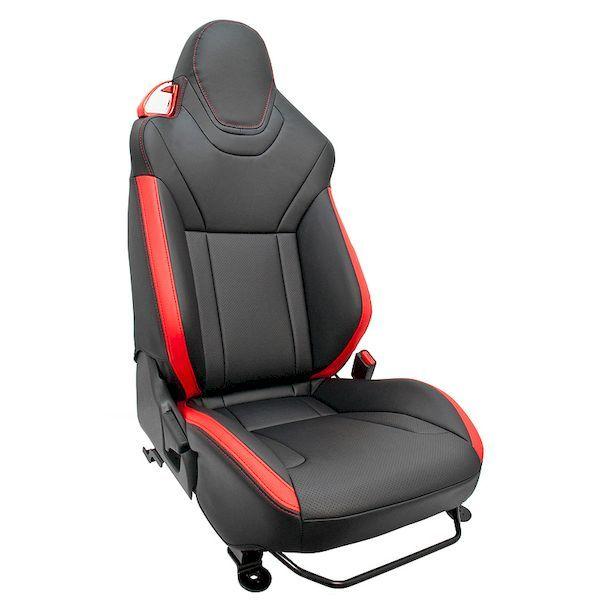 ビーナス GSC-008 直送 代引不可 G’BASEデザインシートカバー for コペン LA400K ブラックxレッド 1台分 GSC008