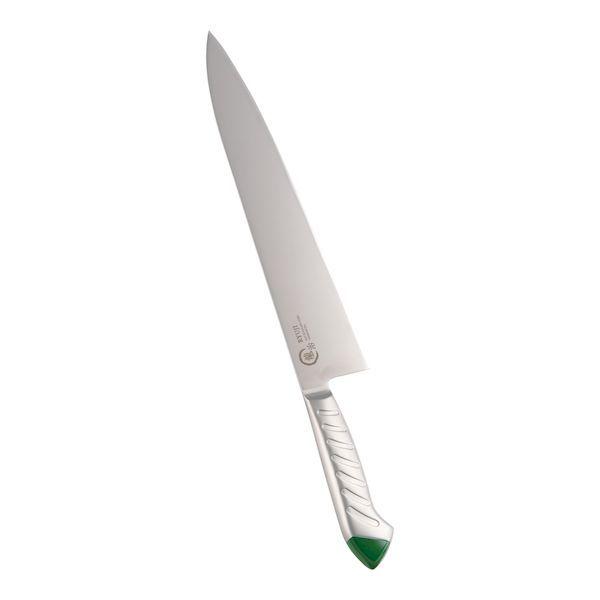 ALY8832 龍治 ステンカラー 牛刀 30cm グリーン