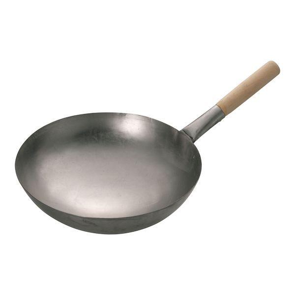 BTK3303 陳枝記 片手鉄鍋 14インチ WKI114