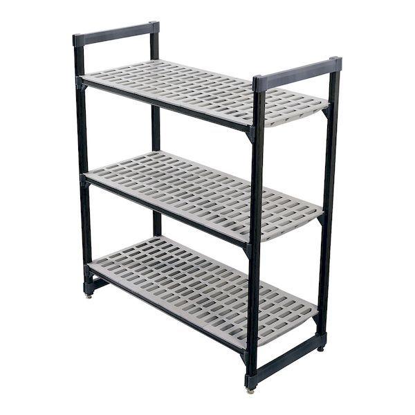 360ソリッド型 カムシェルビングセット 36×107×H163cm 4段 業務用組立棚（9-1186-0120） ３６０ソリッド型 カムシェルビングセット ３６×１８２×Ｈ１４３cm ５