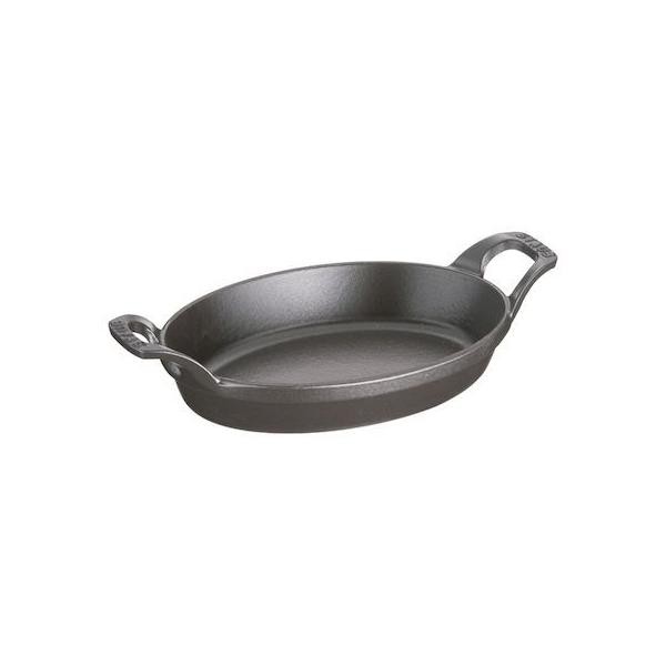 RST5002 ストウブ オーバルスタッカブルディッシュ 21cm 黒 40509−391 