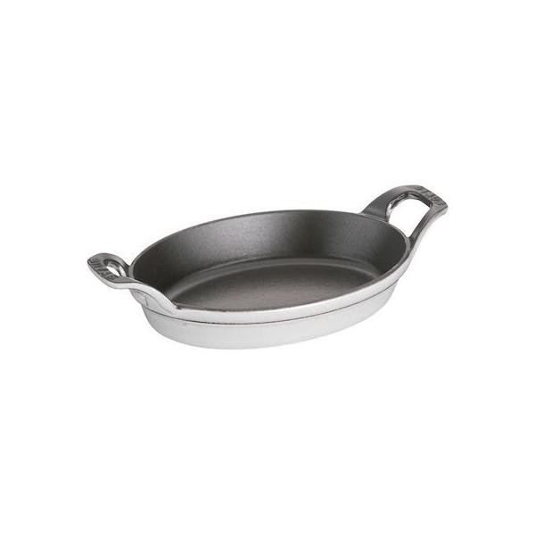 RST5010 ストウブ オーバルスタッカブルディッシュ 21cmグレー40509−559