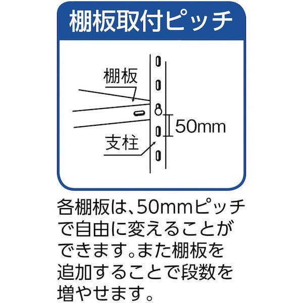 【個人宅配送不可】トラスコ中山 TRUSCO SU4-4564 直送 代引不可 ステンレス棚 ＳＵＳ４３０製軽量棚 １５００ＸＤ６００ＸＨ１２００ 天地４段_2