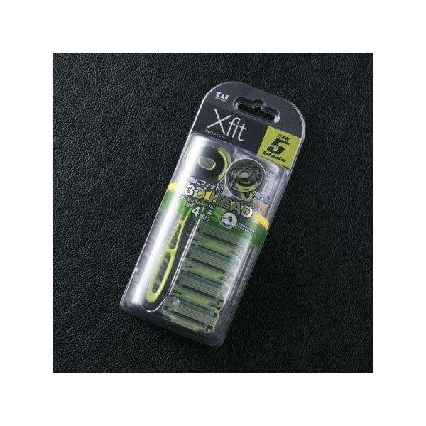 4901331001307 【100個入】 Xfit クロスフィット スリムパッケージ 替刃4個入り 91928【キャンセル不可】