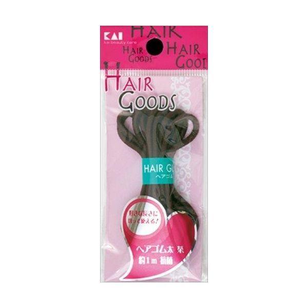 4901601281163 【360個入】 HA3019 H／G ヘアゴム 太 茶 約1m抗菌 95044【キャンセル不可】