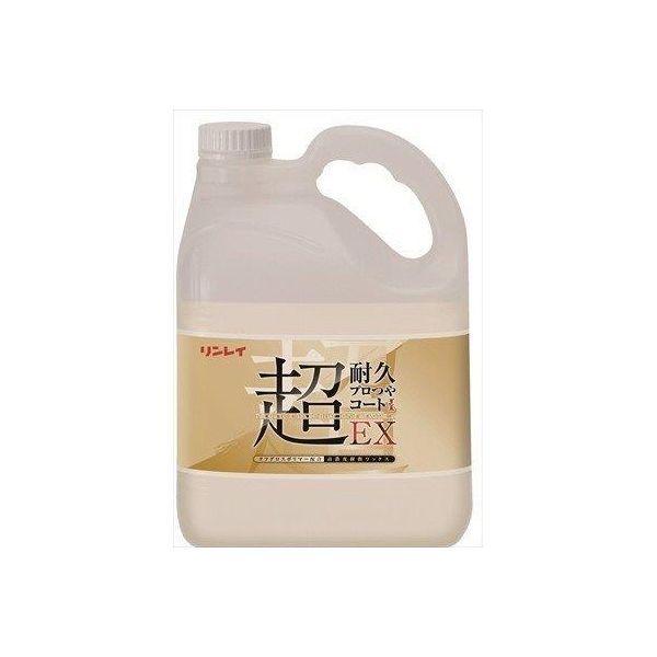 4903339657845 【12個入】 リンレイ 床用樹脂ワックス 超耐久プロつやコート1 EX 4L 4702107 95817【キャンセル不可】