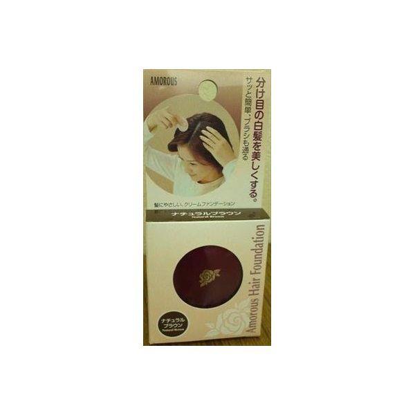 4970166078020 【60個入】 アモロス ヘアファンデーションナチュラルブラウン 99983【キャンセル不可】