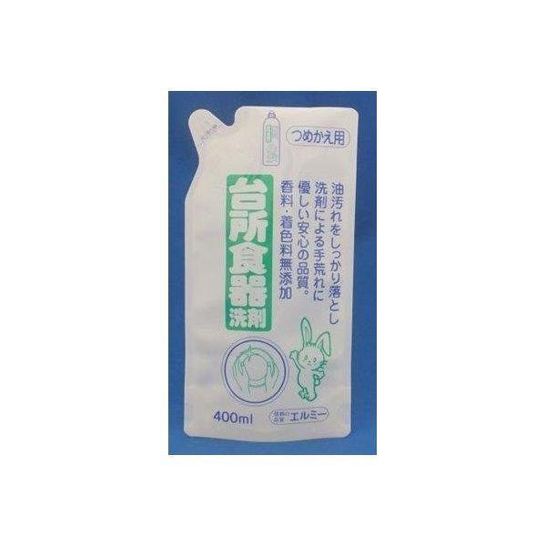 4983239396495 【30個入】 エルミー台所食器洗剤詰替用400ml 98924【キャンセル不可】