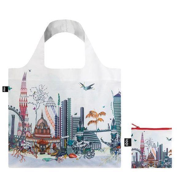 4260317660113 【10個入】 エコバッグ London Skyline KW．LO 89874【キャンセル不可】