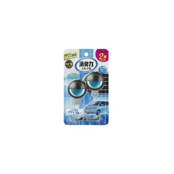 4901070160181 【22個入】 クルマの消臭力 クリップ2P アクアブルー