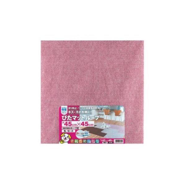 4903620948294 【10個入】 KPL−4531 吸着ピタマット ローズ 45cm×45cm 90337【キャンセル不可】