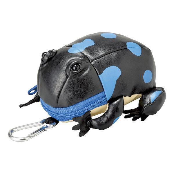 4945119095065 【18個入】 アクセサリーポーチ カエル ブラック SF−9211−BK 90167【キャンセル不可】