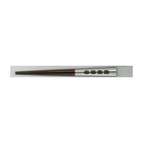 4970736146708 【15個入】 箸 漆 ムーンウッド20．5cm 90126【キャンセル不可】