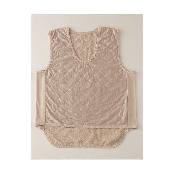 4510468007078 【2個入】 吸湿発熱繊維保温ベスト ベージュ L−LL 113647【キャンセル不可】