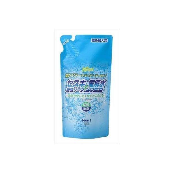 4580225440325 【30個入】 ネオポポラ セスキ炭酸ソーダ＋電解水クリーナー詰替 360ml 92464【キャンセル不可】