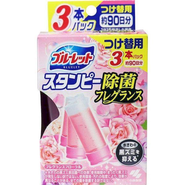 4987072056974 【36個入】 ブルーレットスタンピー除菌フレグランスつけ替え用3本フローラル 101470【キャンセル不可】