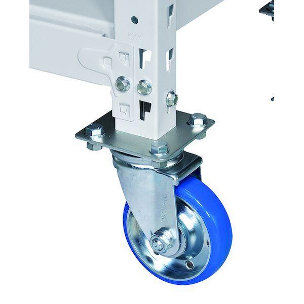 【個人宅配送不可】サカエ SAKAE GSR-8343GUK 直送 代引不可 中軽量キャスターラックGSR型 ウレタン車・自在2、固定2 GSR8343GUK